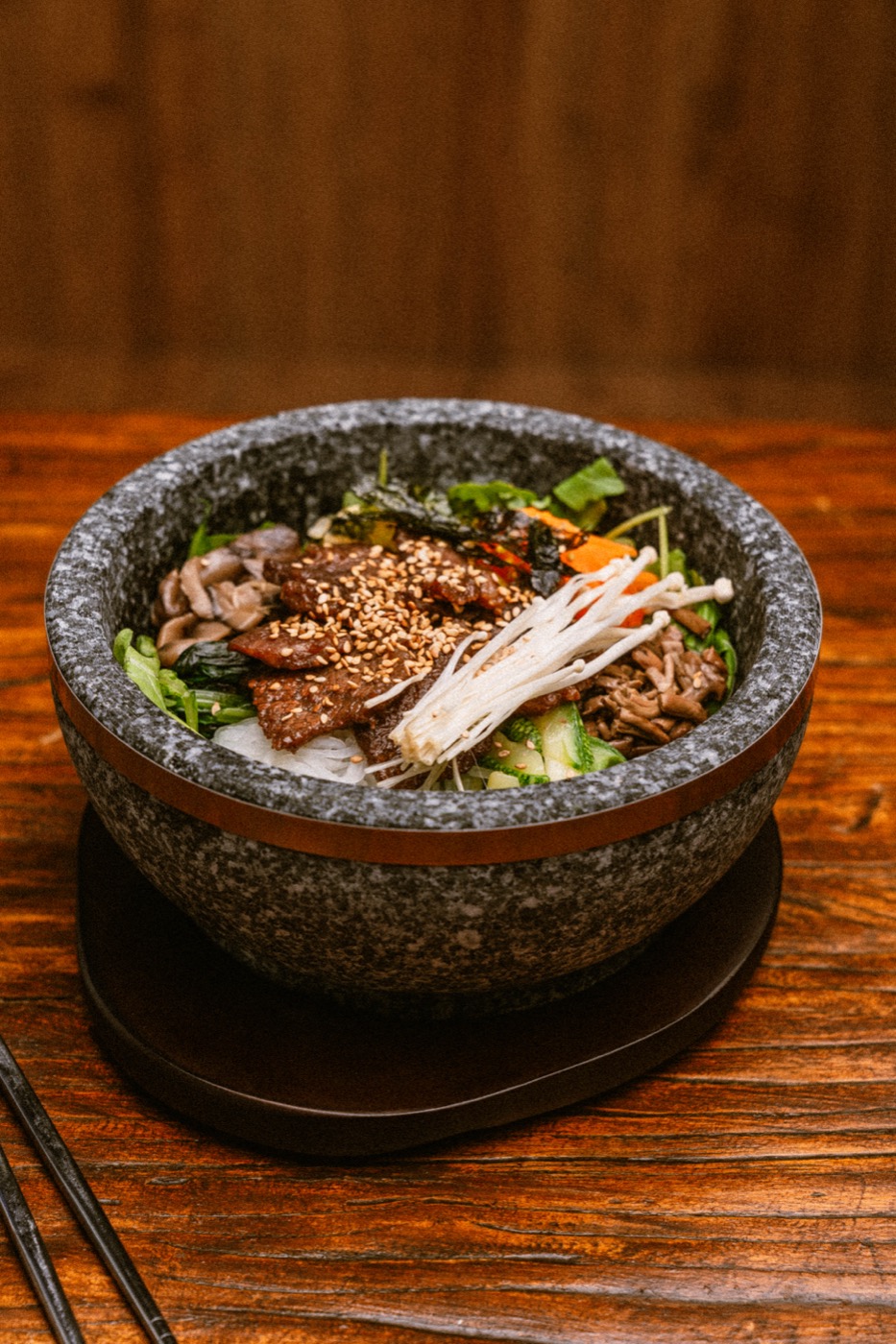 Galbi Bibimbap at 88 Pocha Korean restaurant Hell's Kitchen NYC